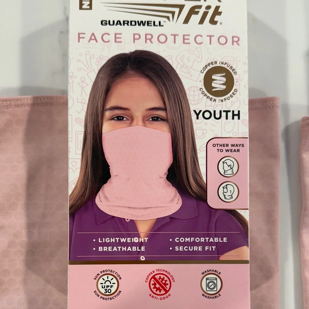 Youth Snow and Cold Face Protector - Pink